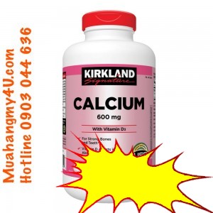 Kirkland Signature Calcium 600 mg. with Vitamin D3, 500 Tablets