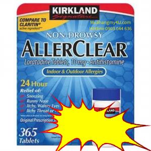 Kirkland Signature - Non-Drowsy AllerClear Antihistamine 10mg - 365 Tablets