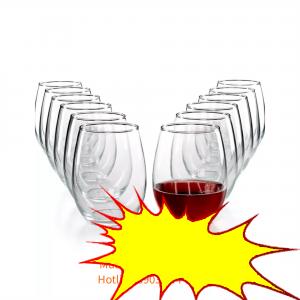 Martha Stewart Essentials 12-Pc. Stemless Wine Glasses Set
