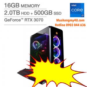 CyberPowerPC Xtreme Gaming Desktop - 11th Gen Intel Core i7-11700F - GeForce RTX 3070, Black