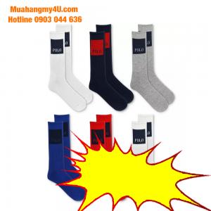 Polo Ralph Lauren - Men´s Square Logo Crew Socks - 6pk.