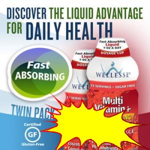 Wellesse® MultiVitamin Liquid Daily Supplement